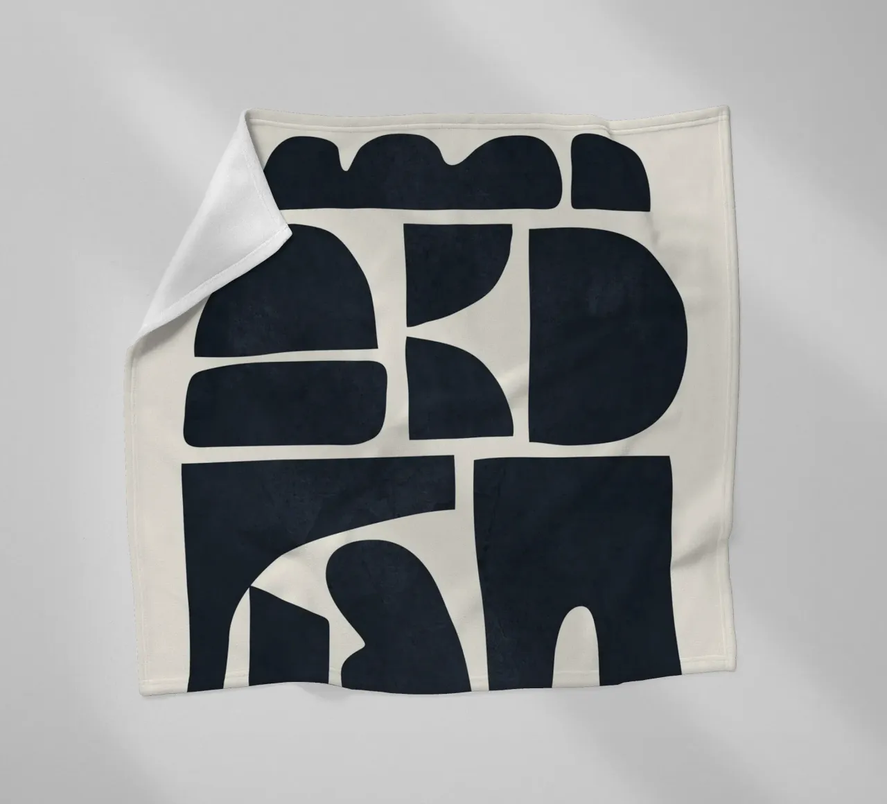 Modern Abstract Shapes 28 coperta in pile da cityart