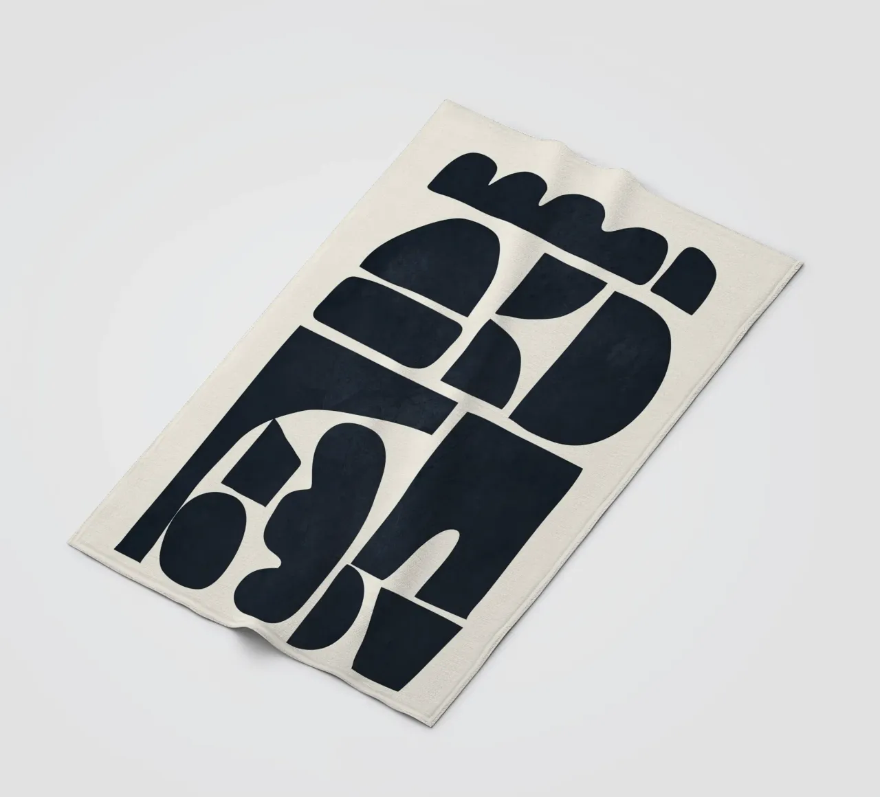Modern Abstract Shapes 28 coperta in pile da cityart