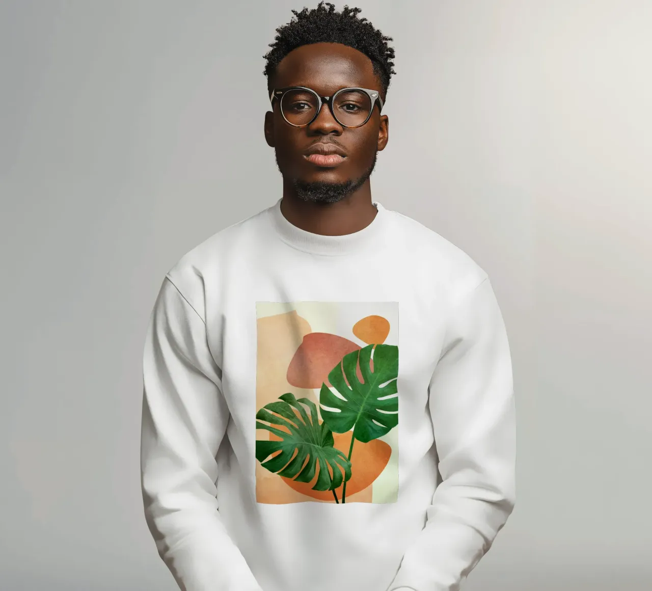 Monstera Leaves felpa da Flow Line