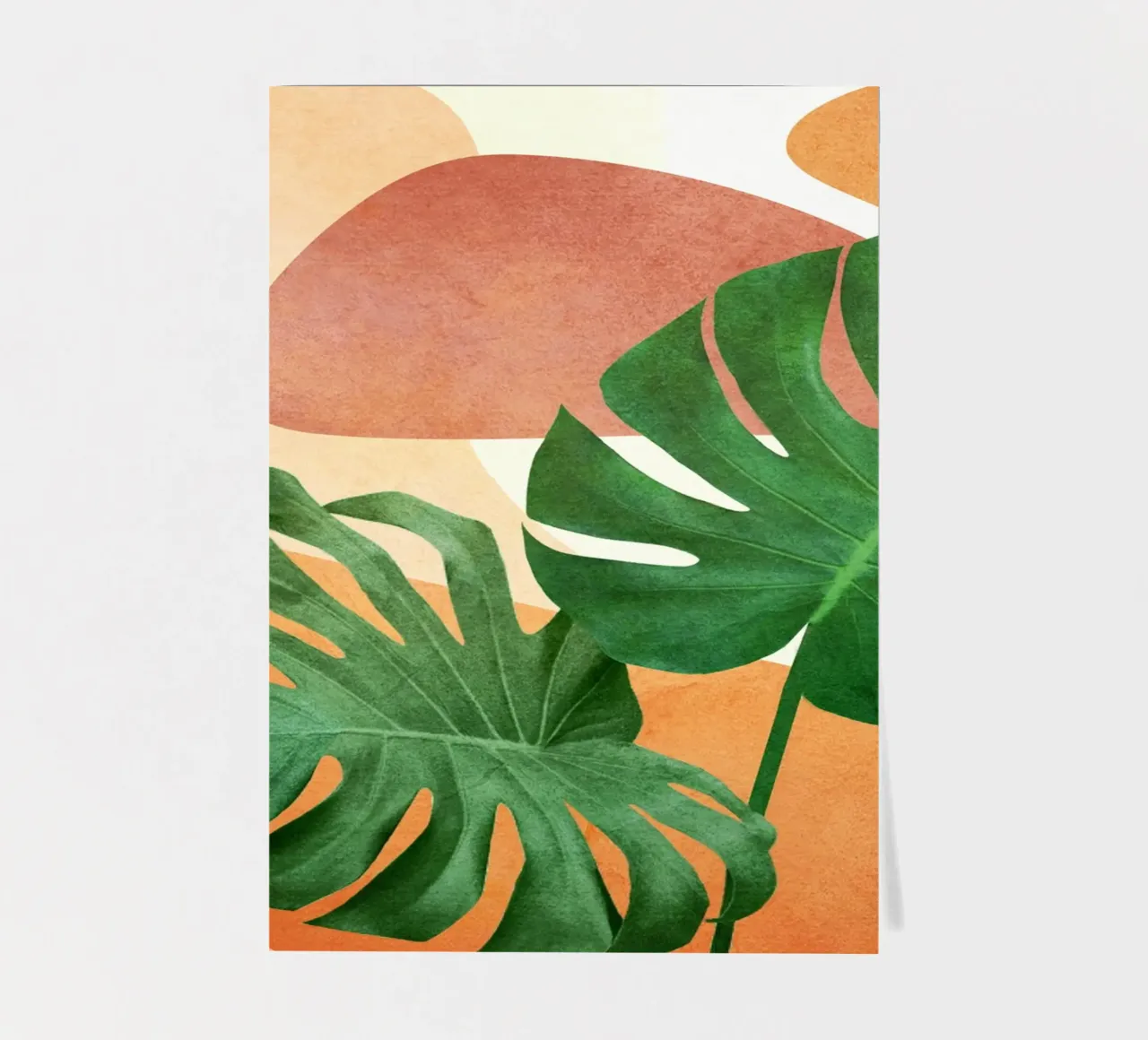 Monstera Leaves sticker sheet by Flow Line