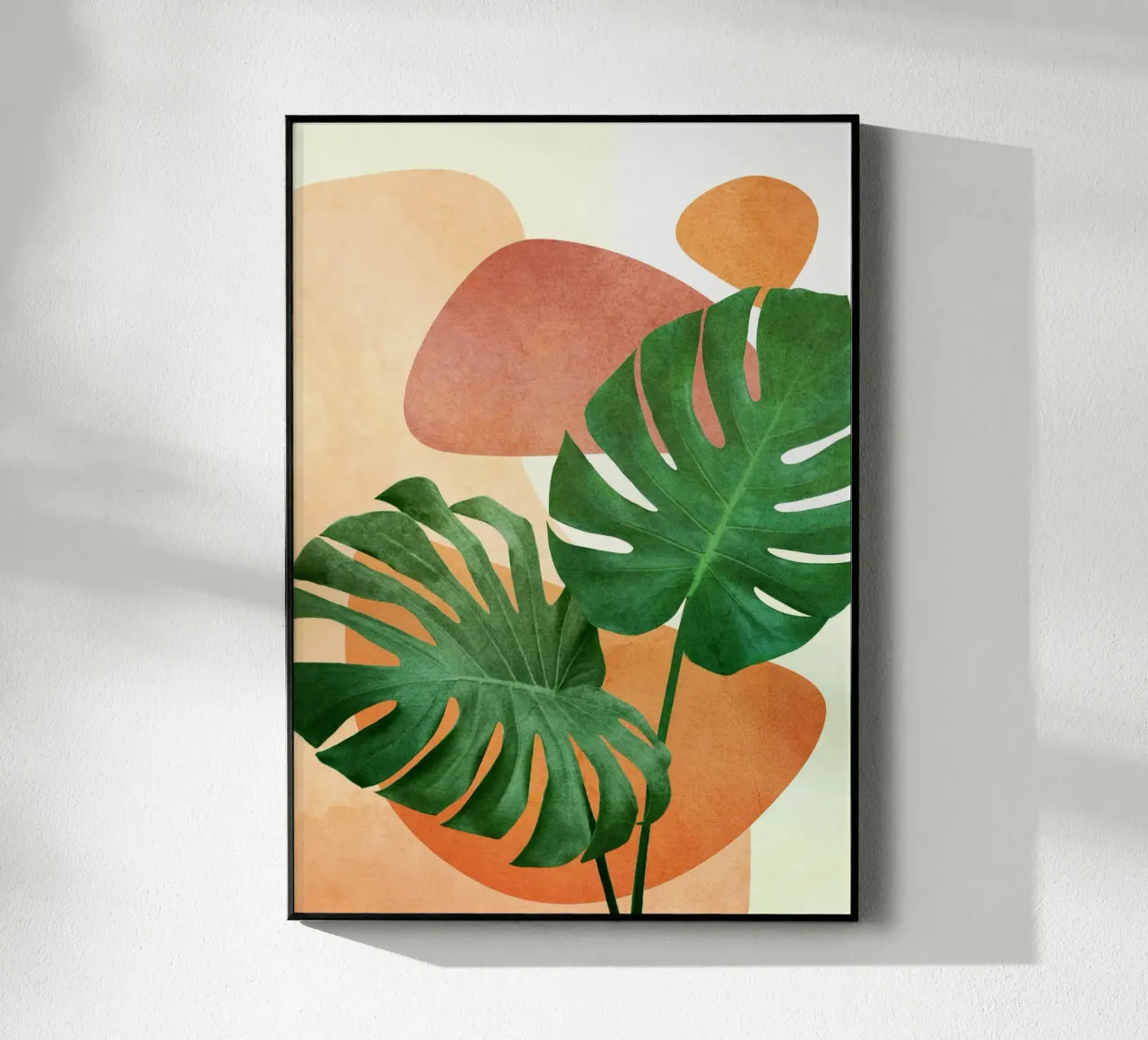 Monstera Leaves acrylic glass by Flow Line