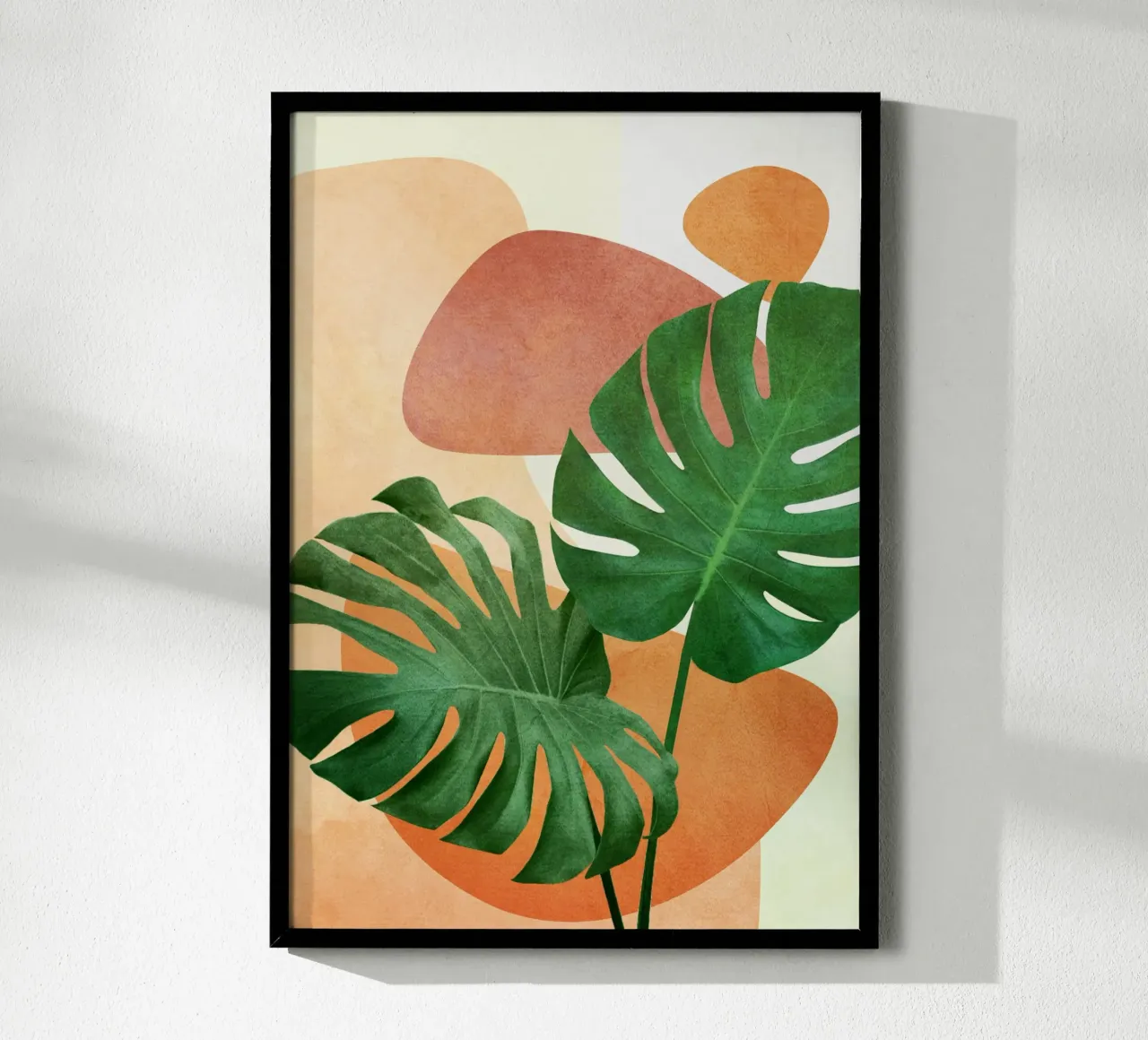 Monstera Leaves poster by Flow Line