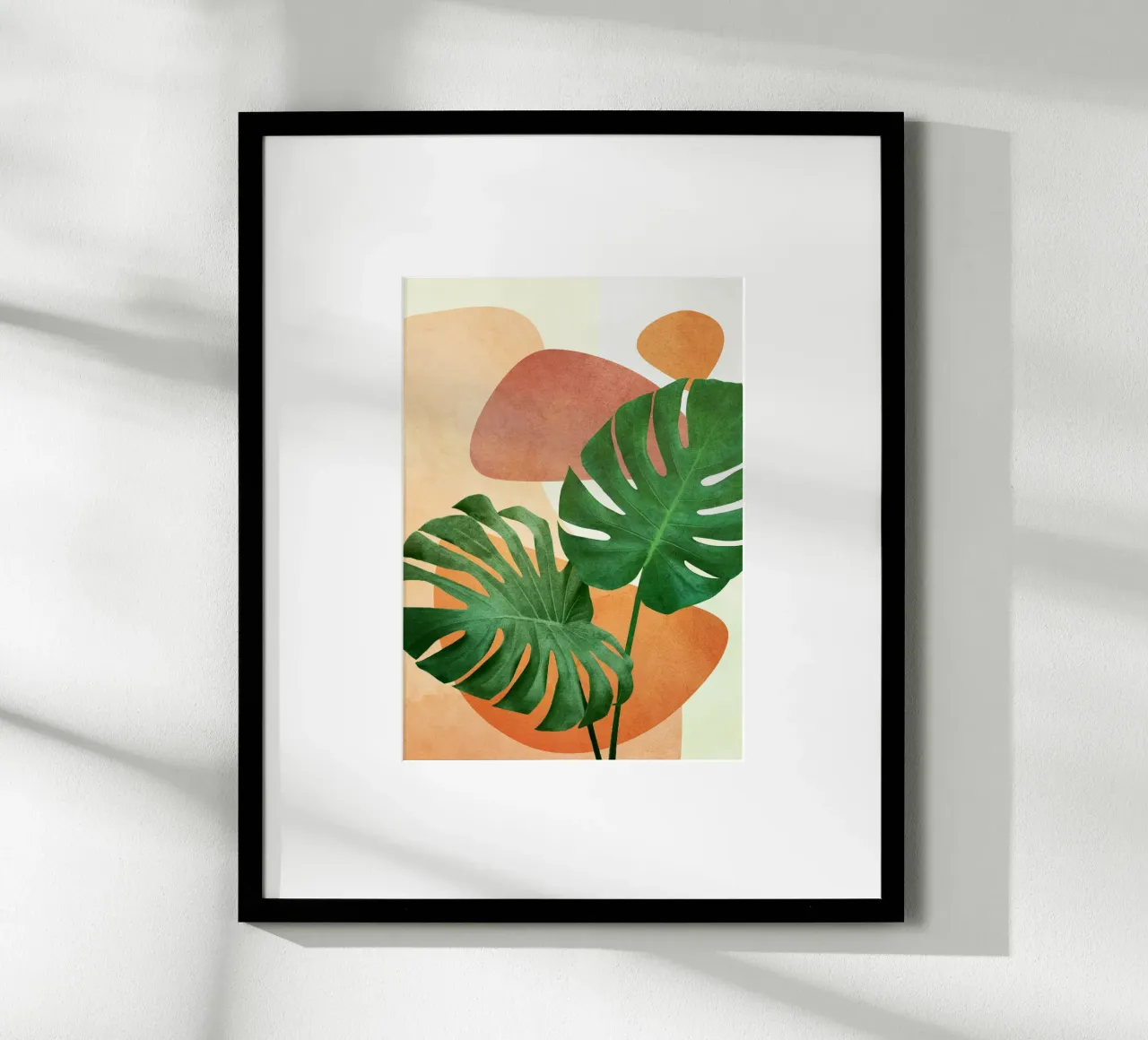 Monstera Leaves poster by Flow Line