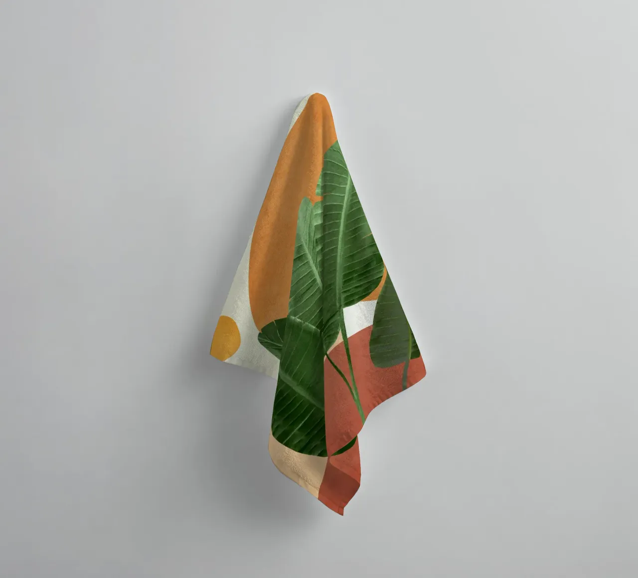 Banana Leaves towel by Flow Line