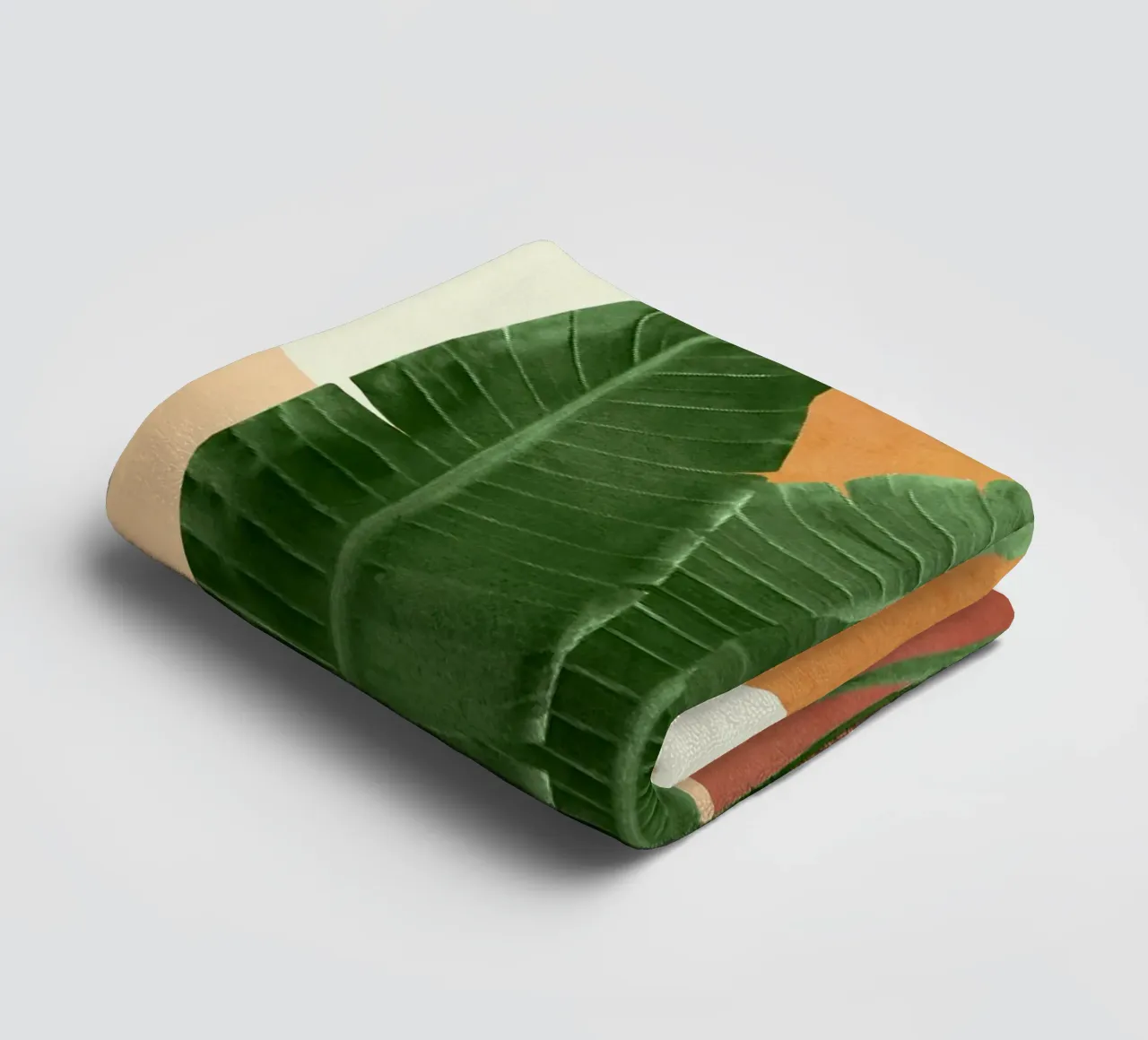 Banana Leaves towel by Flow Line