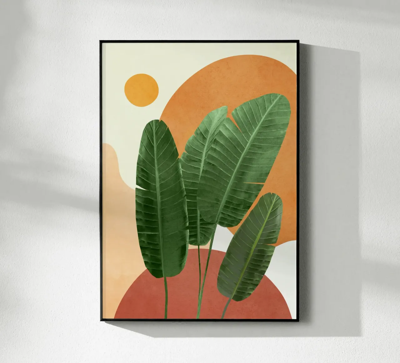 Banana Leaves acrylic glass by Flow Line