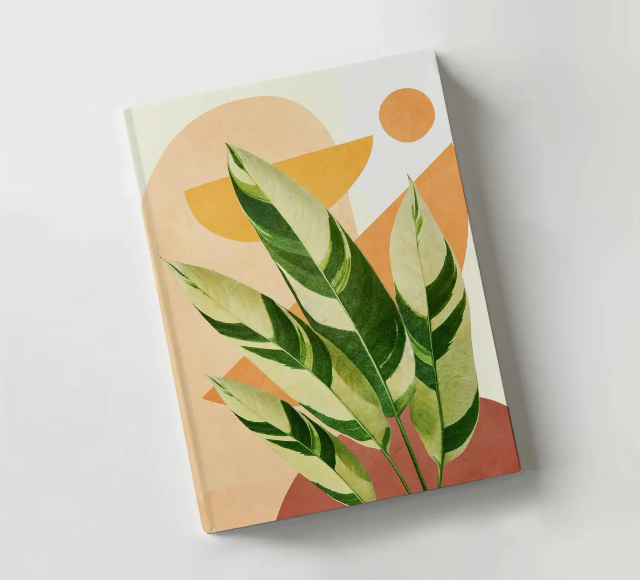 Summer Banana Leaves notebook by Flow Line