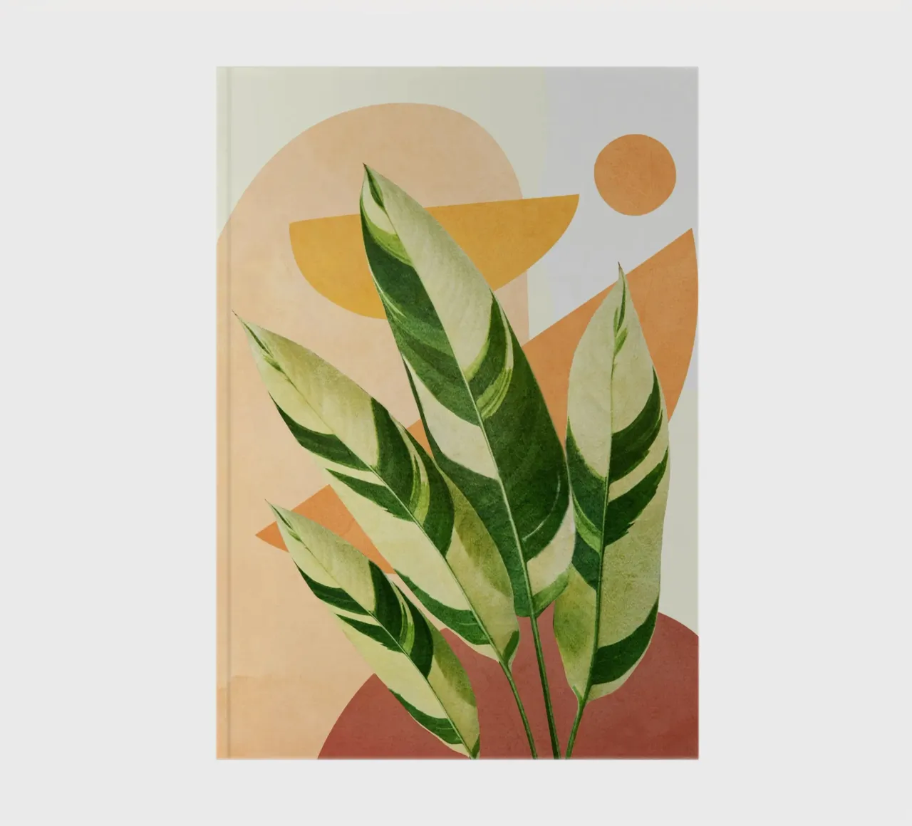 Summer Banana Leaves notebook by Flow Line