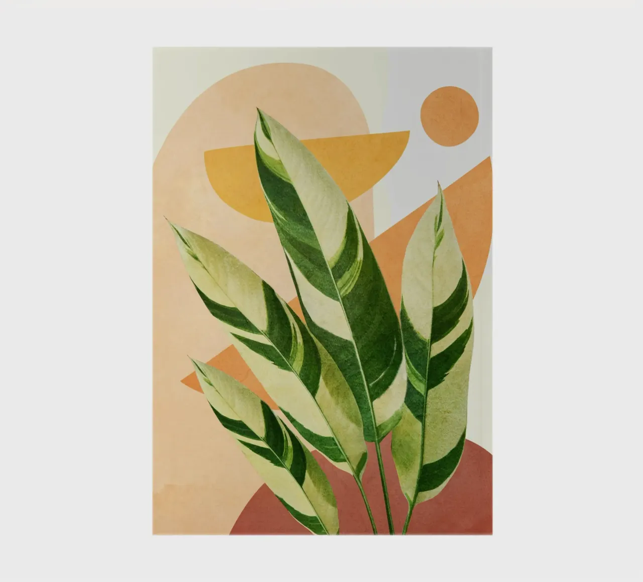 Summer Banana Leaves notebook by Flow Line