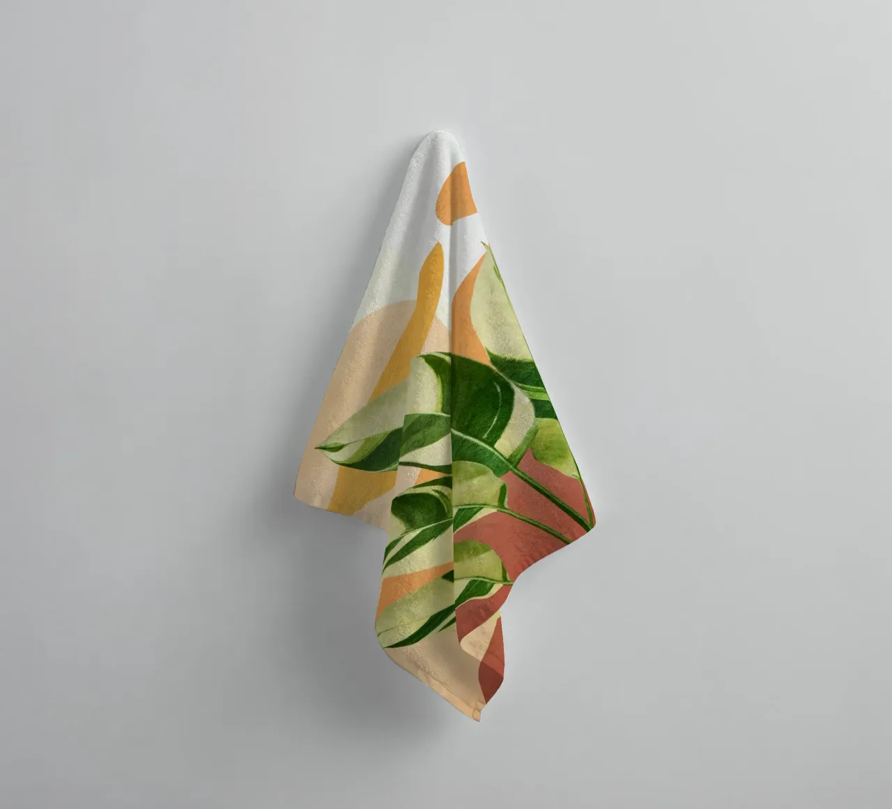 Summer Banana Leaves asciugamano da bagno da Flow Line
