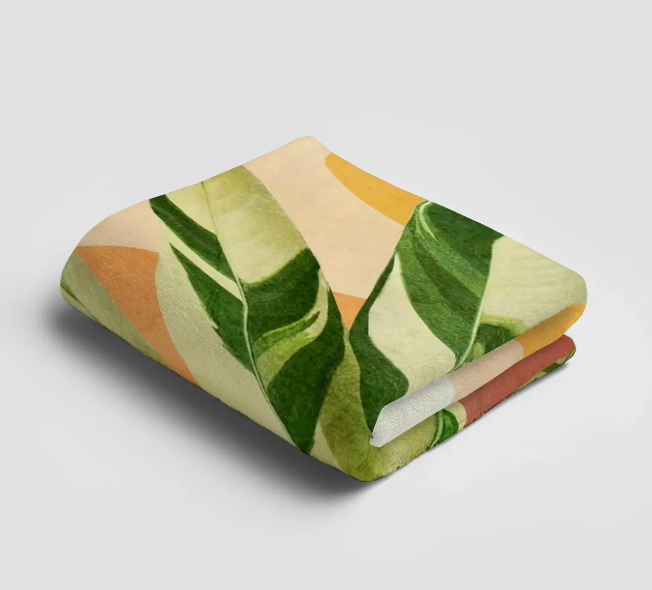 Summer Banana Leaves asciugamano da bagno da Flow Line