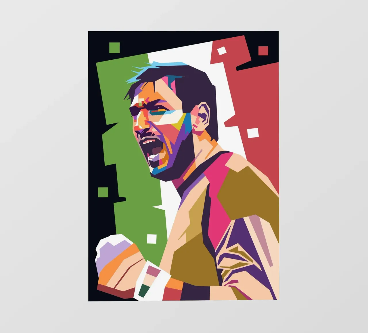 Donnarumma icona del calcio pellicola backlit da Hantamrata