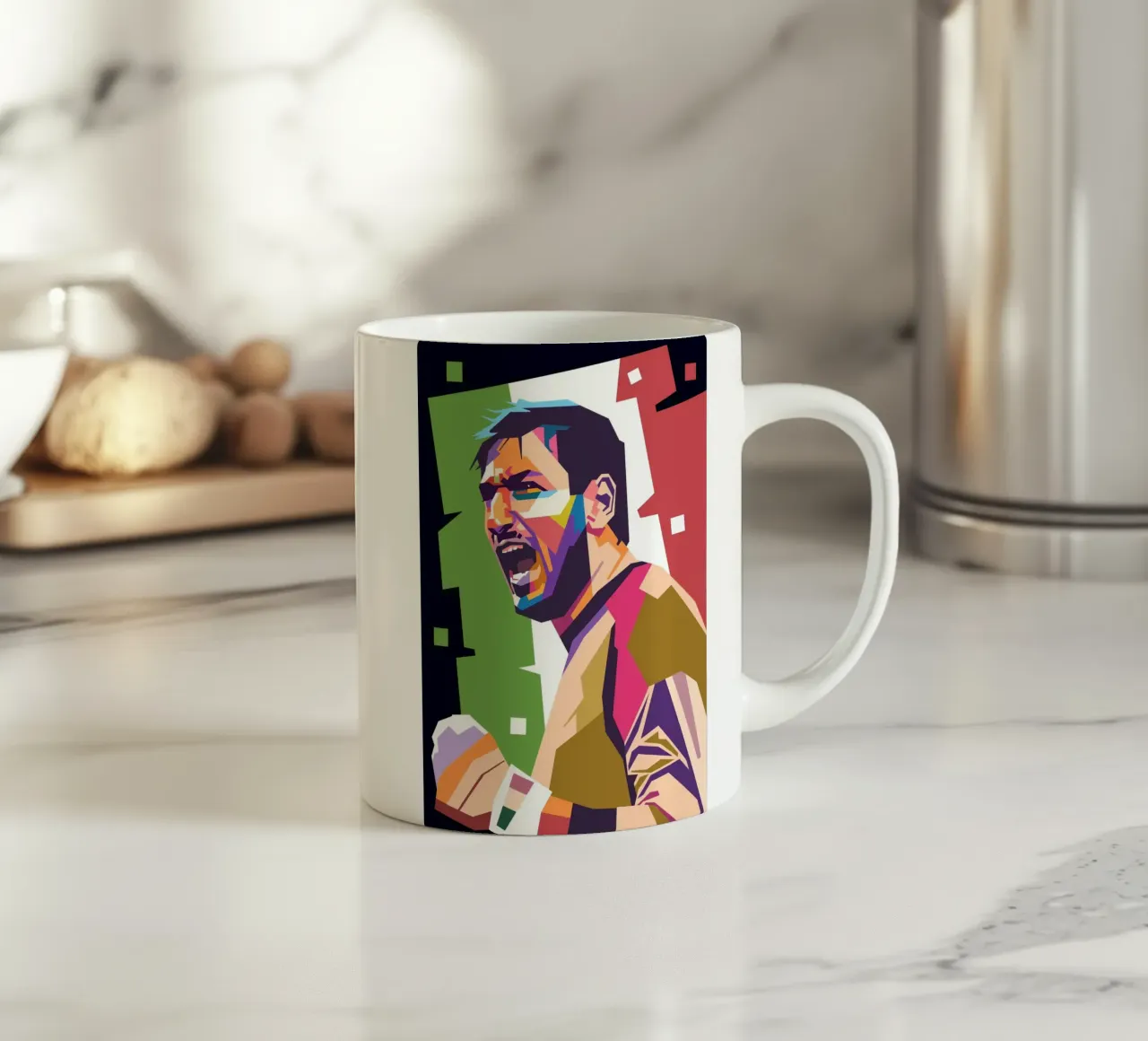 Donnarumma icona del calcio tazza in ceramica da Hantamrata
