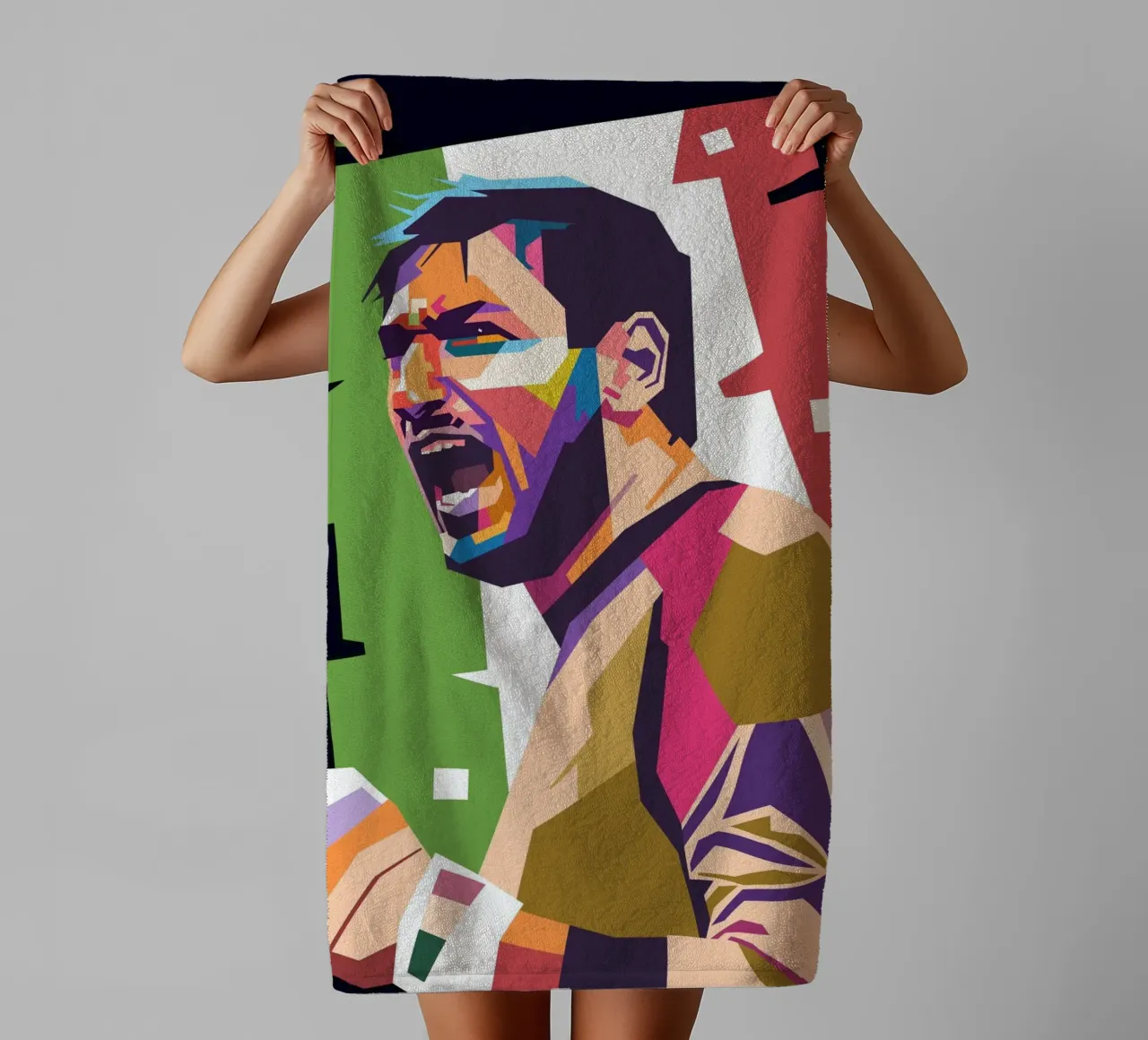 Donnarumma icona del calcio asciugamano da bagno da Hantamrata