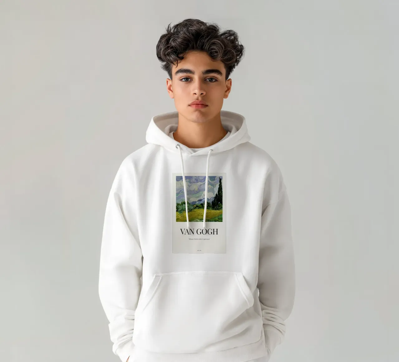 van Gogh - Wheat Field with Cypresses Hoodie von ARTOTHEK