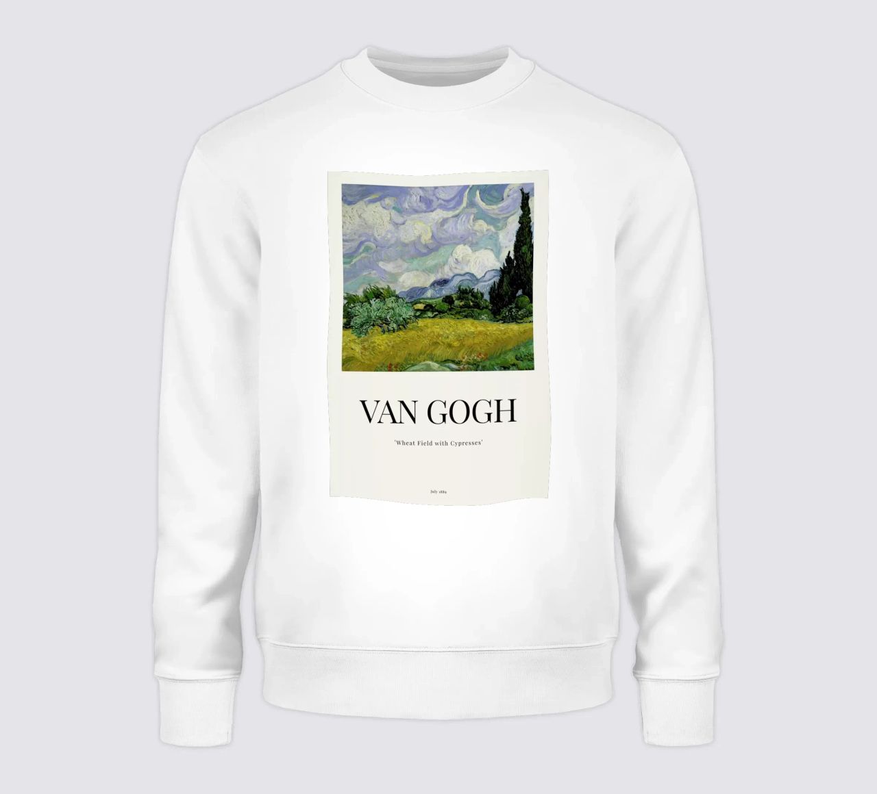 van Gogh - Wheat Field with Cypresses sweatshirt by ARTOTHEK