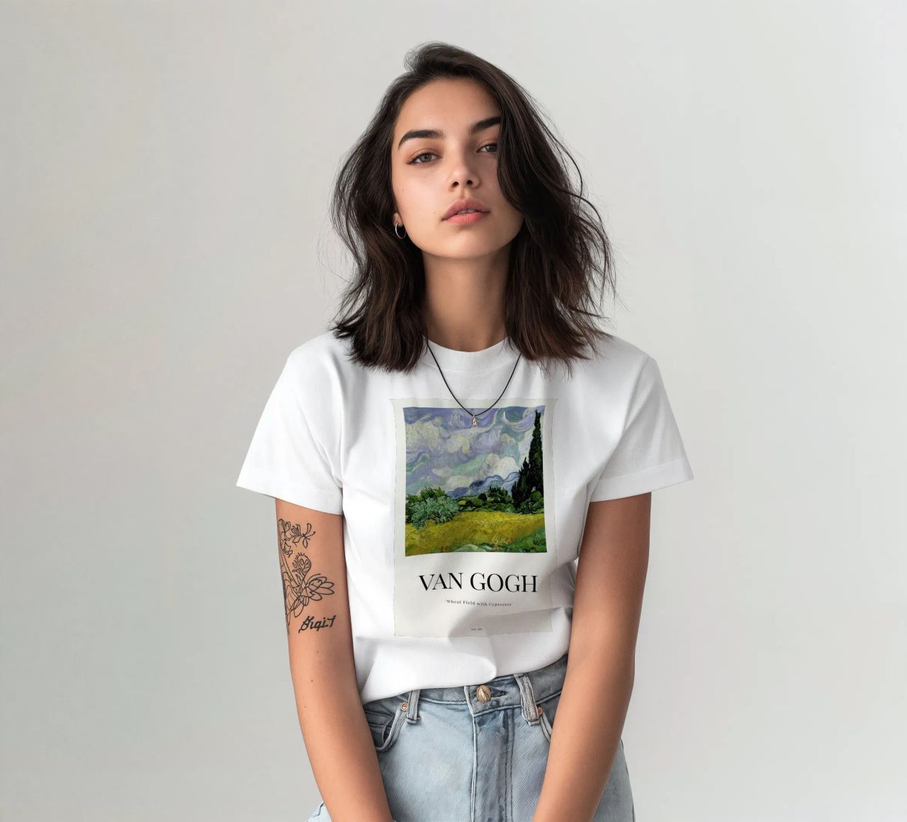van Gogh - Wheat Field with Cypresses t-shirt by ARTOTHEK