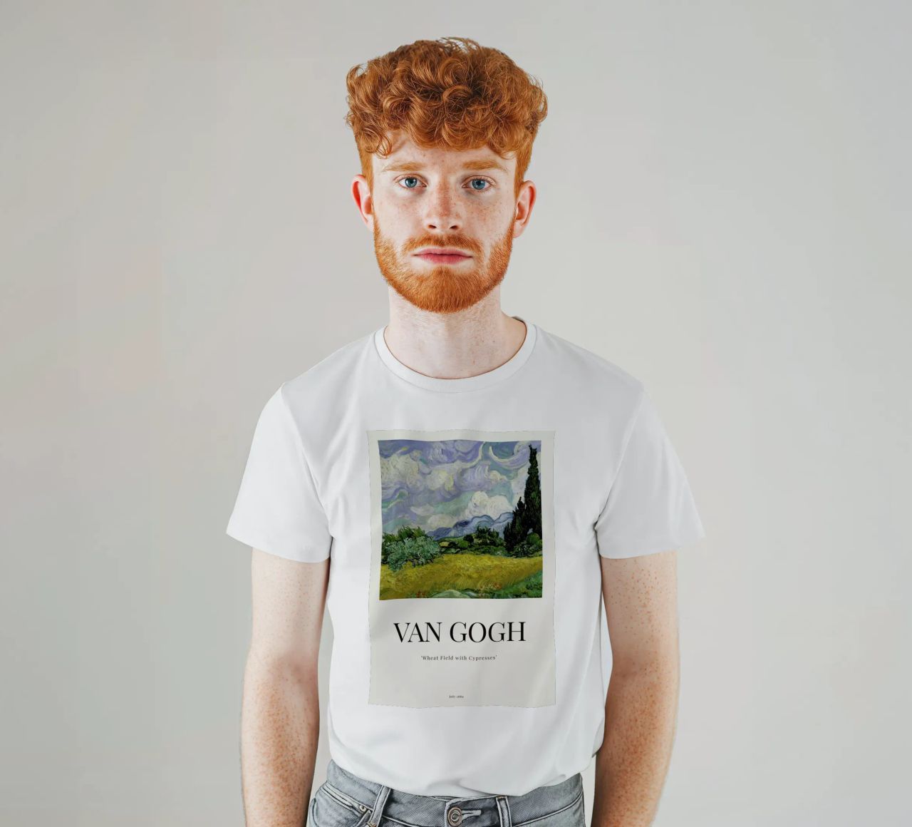 van Gogh - Wheat Field with Cypresses t-shirt by ARTOTHEK