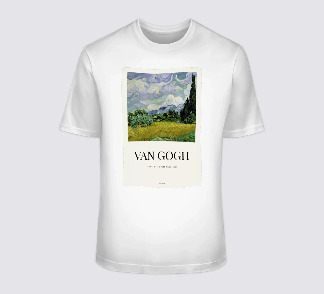 van Gogh - Wheat Field with Cypresses t-shirt da ARTOTHEK