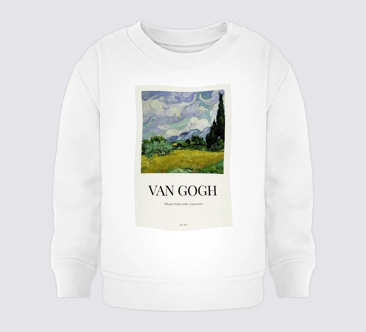 van Gogh - Wheat Field with Cypresses sweat pour bébé de ARTOTHEK