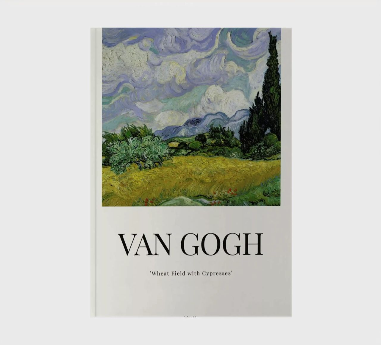 van Gogh - Wheat Field with Cypresses notebook by ARTOTHEK