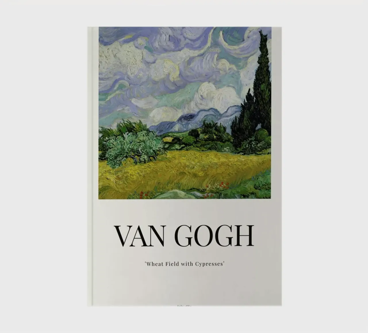 van Gogh - Wheat Field with Cypresses notebook by ARTOTHEK