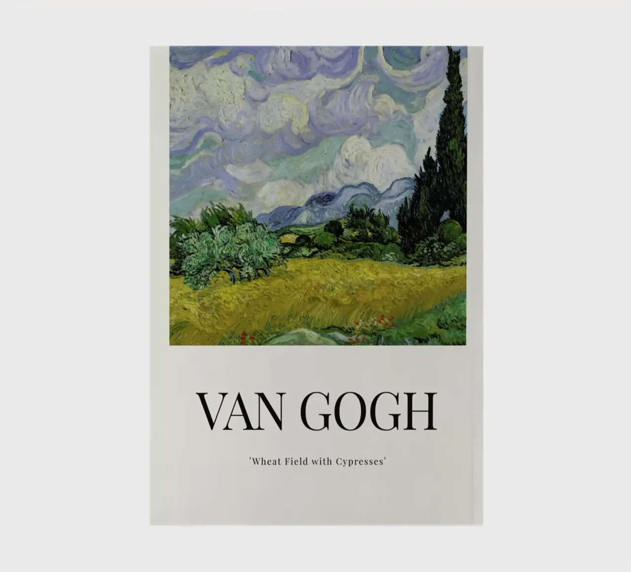 van Gogh - Wheat Field with Cypresses notebook by ARTOTHEK