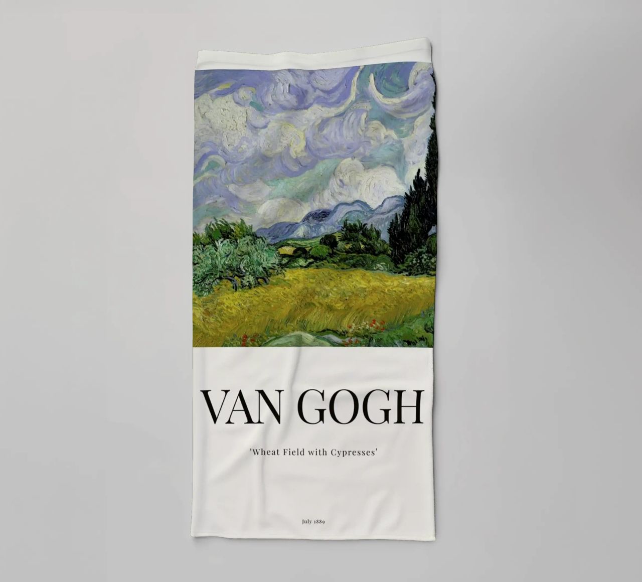 van Gogh - Wheat Field with Cypresses towel by ARTOTHEK