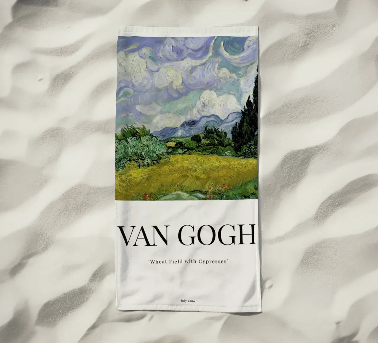 van Gogh - Wheat Field with Cypresses telo mare da ARTOTHEK