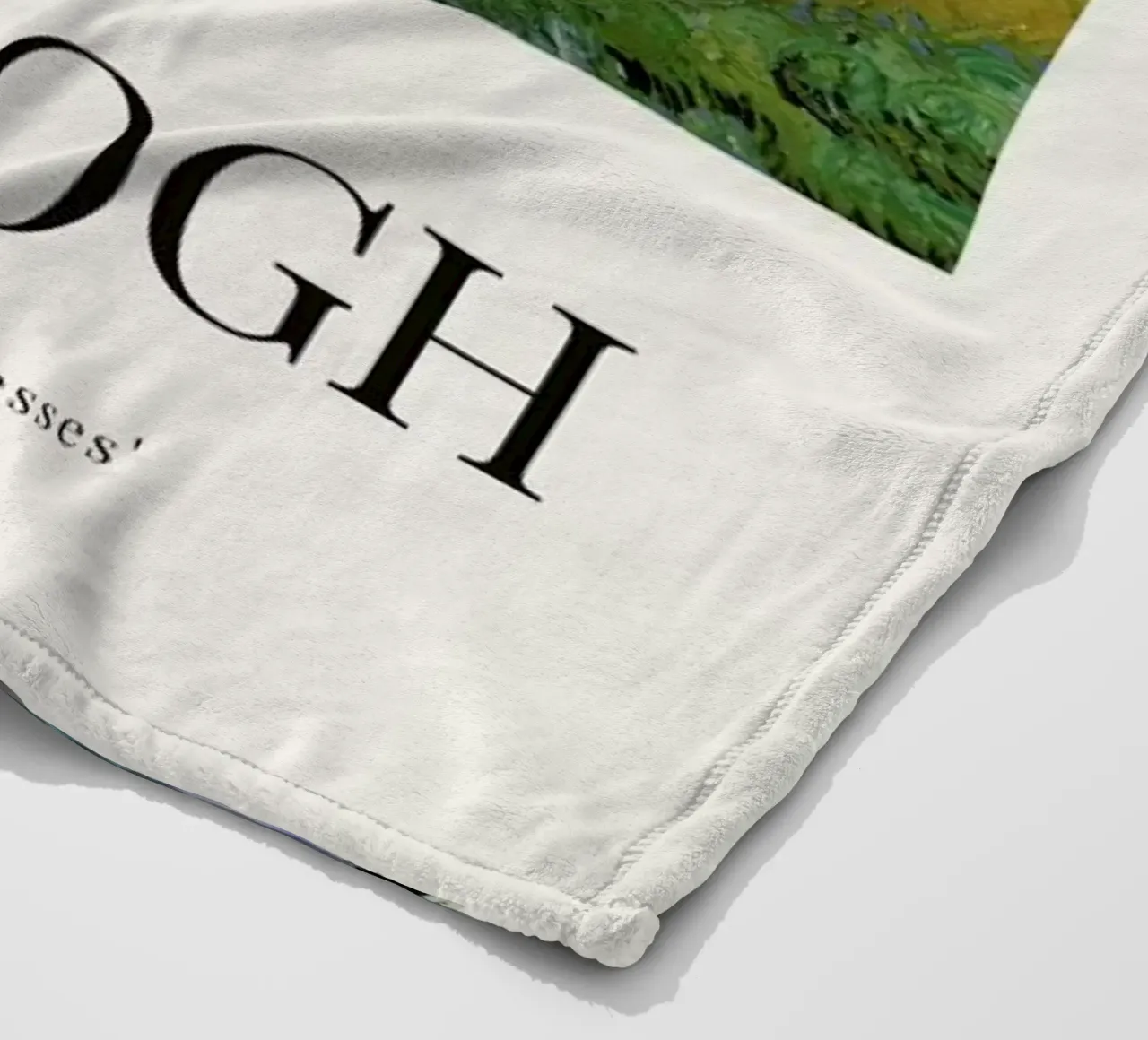 van Gogh - Wheat Field with Cypresses coperta in pile da ARTOTHEK