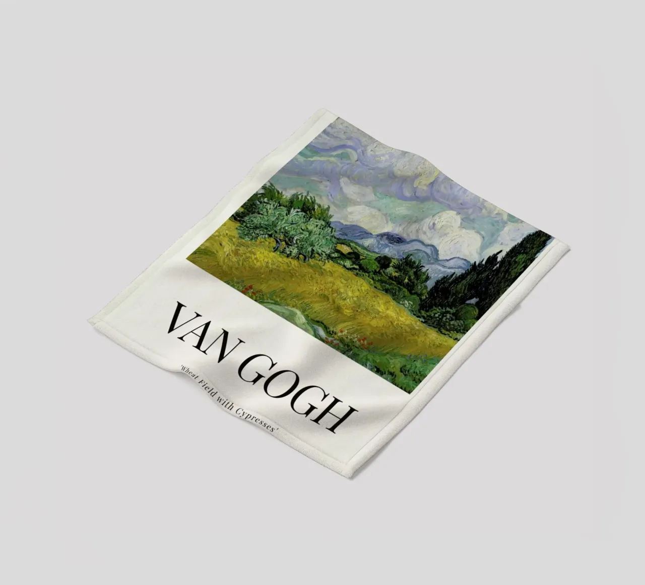 van Gogh - Wheat Field with Cypresses coperta in pile da ARTOTHEK