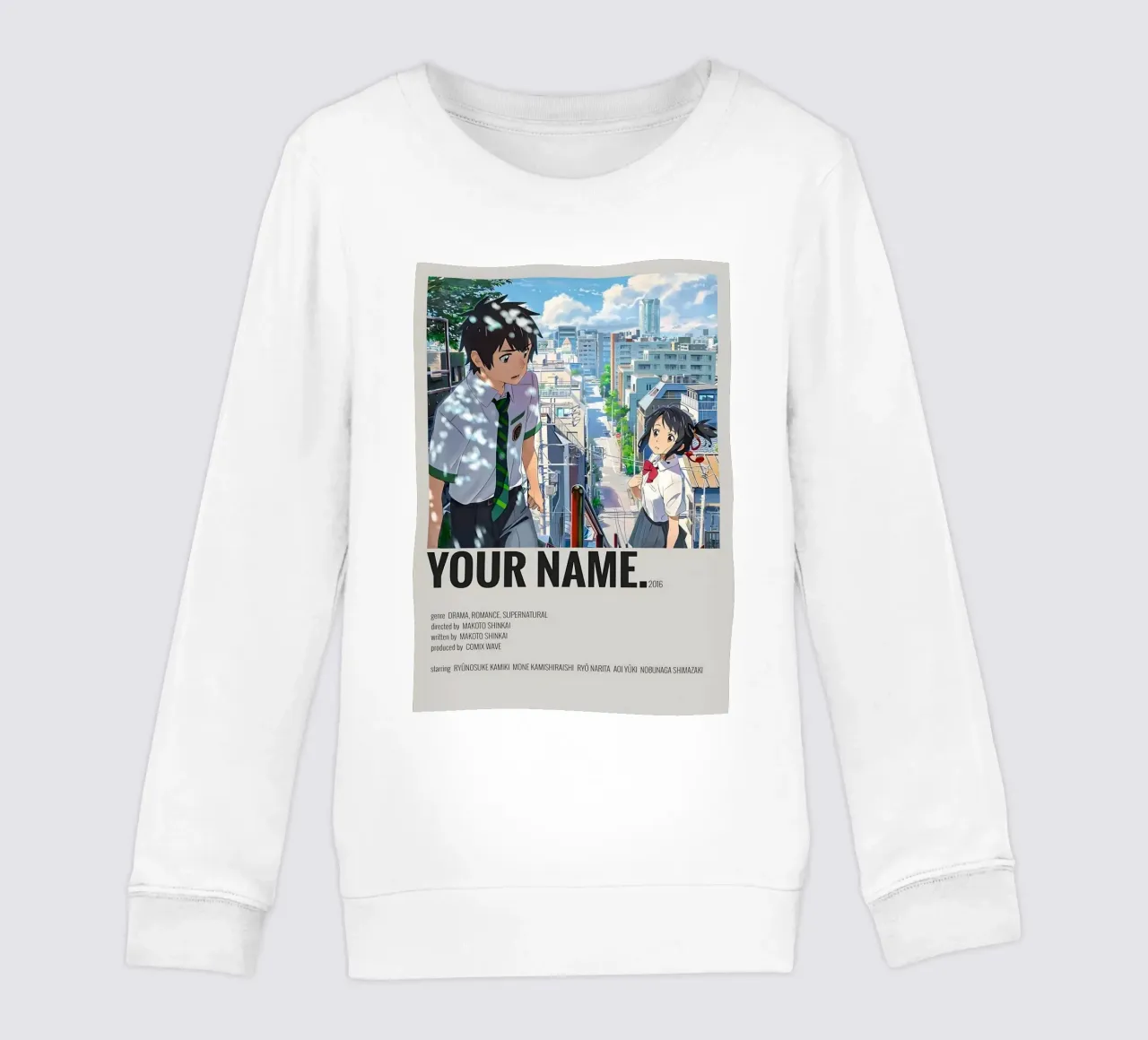 YOUR NAME. 2016 felpa bambino da Totoya