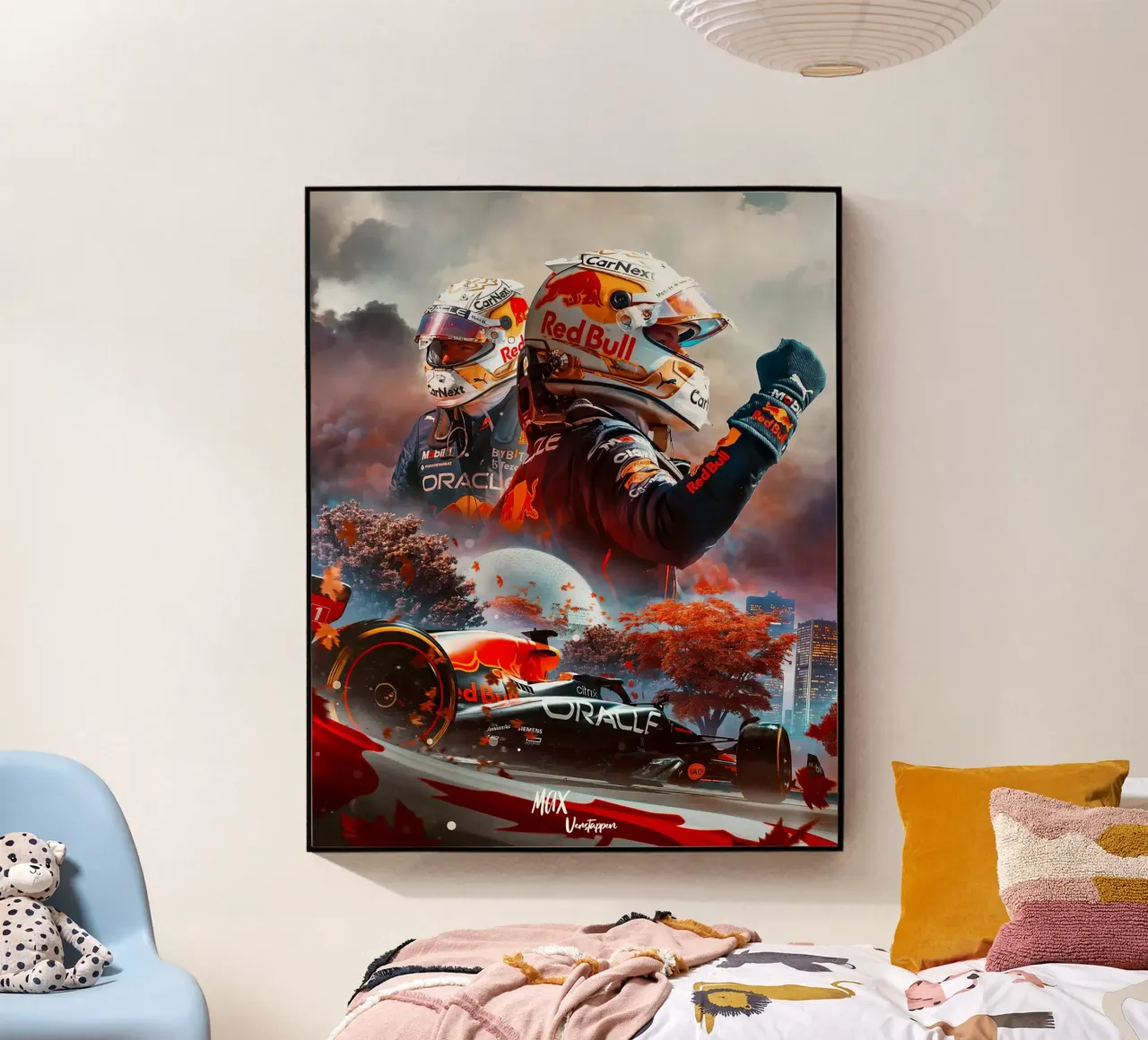 Max Verstapen plexiglass da Agus Creative