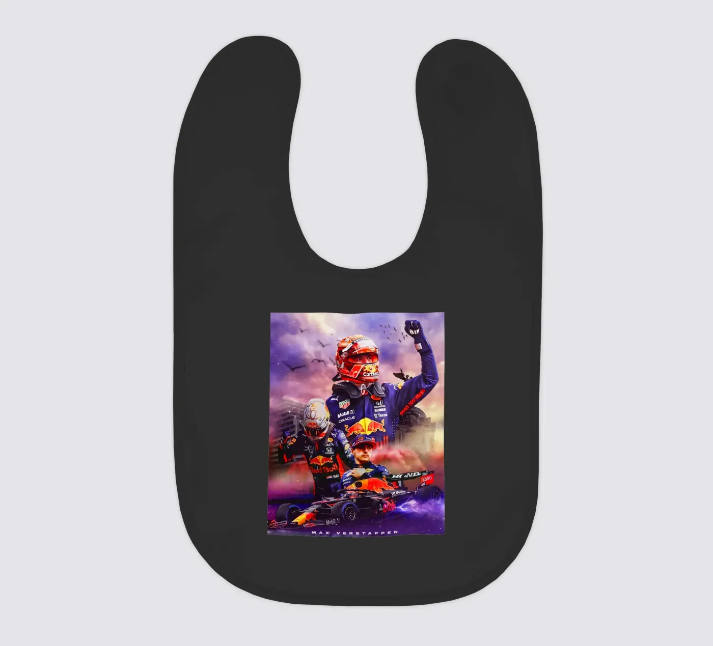 Max Verstappen bavaglino da Agus Creative