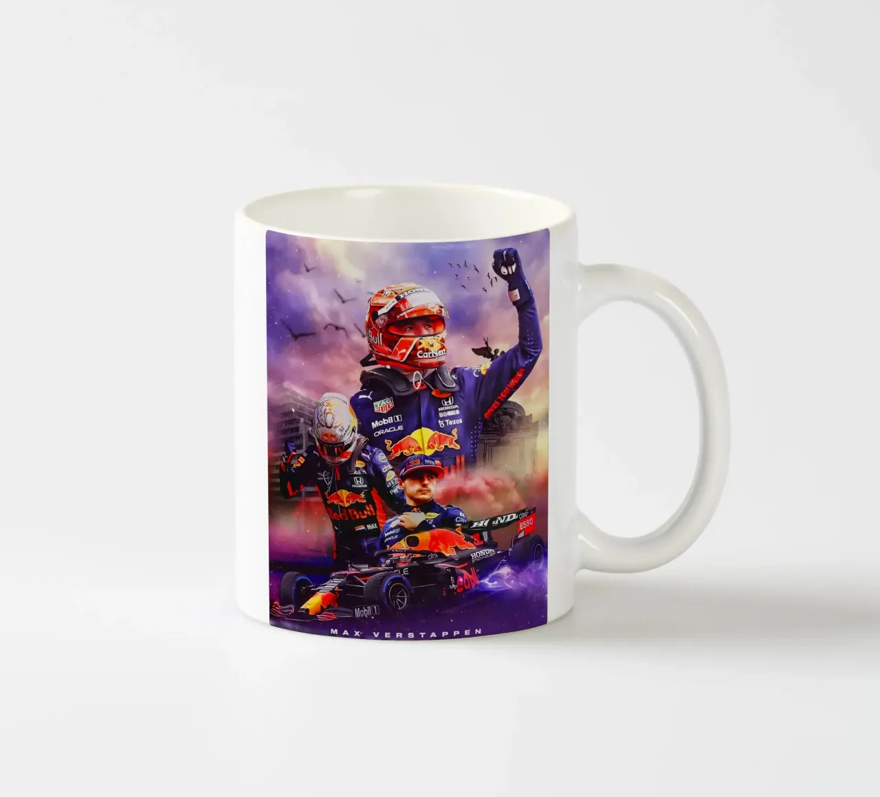 Max Verstappen tazza in ceramica da Agus Creative