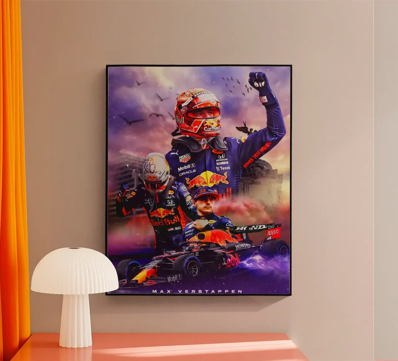 Max Verstappen plexiglass da Agus Creative