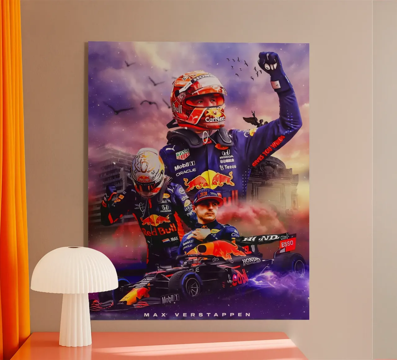 Max Verstappen plexiglass da Agus Creative