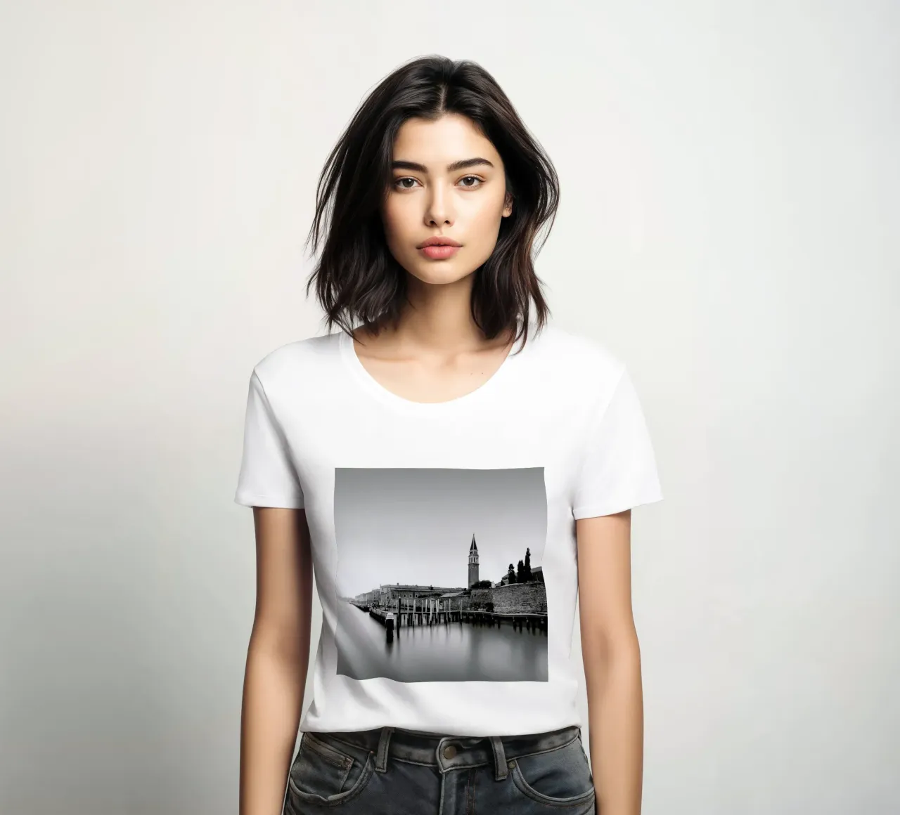 Chiesa Di San Francesco Della Vigna - Venedig dames t-shirt getailleerd van Håggard Photography | Ronny Behnert