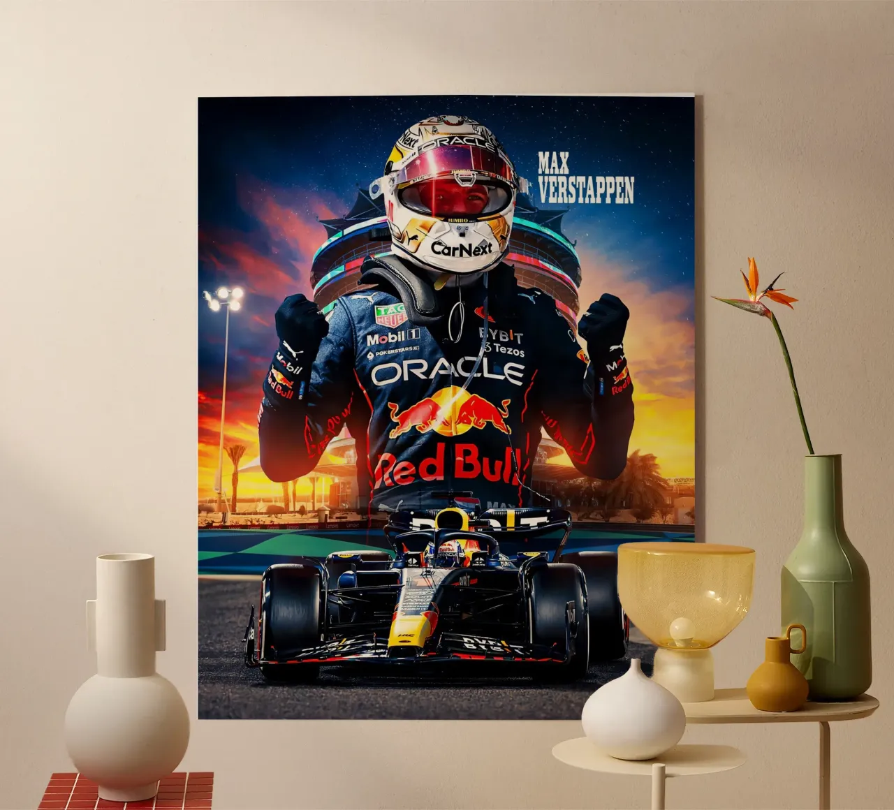 Max Verstappen plexiglass da Agus Creative