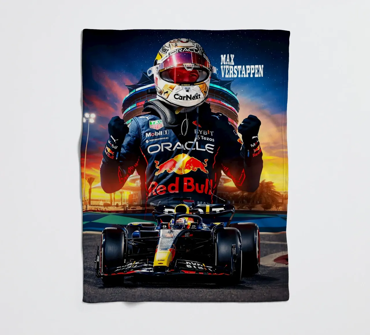 Max Verstappen coperta in pile da Agus Creative