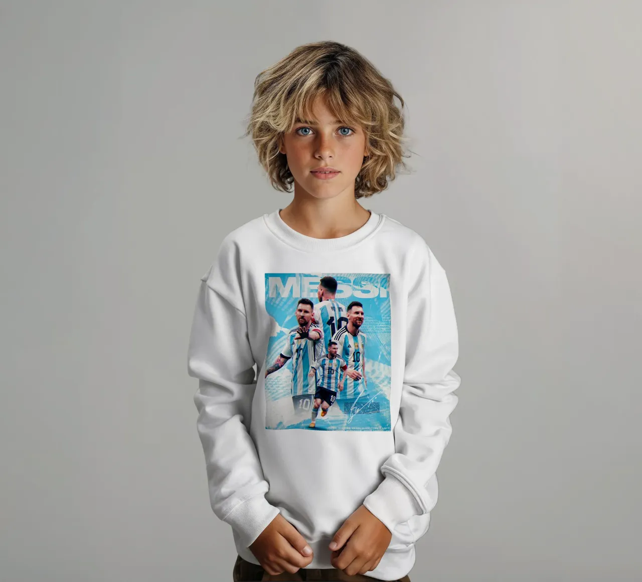Lionel Messi felpa bambino da Agus Creative