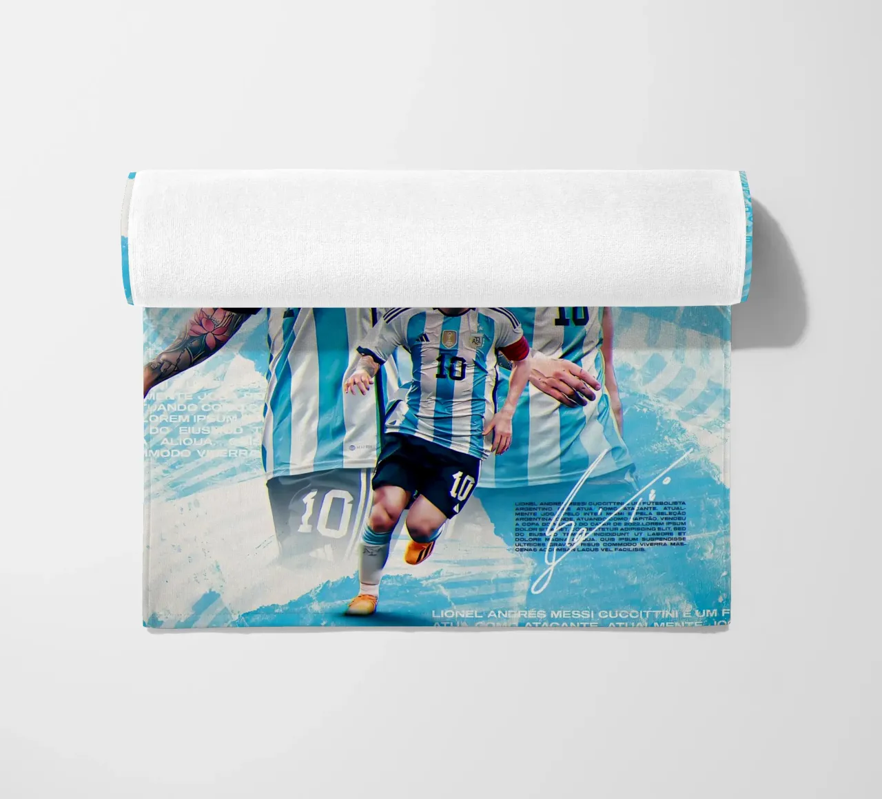 Lionel Messi telo mare da Agus Creative
