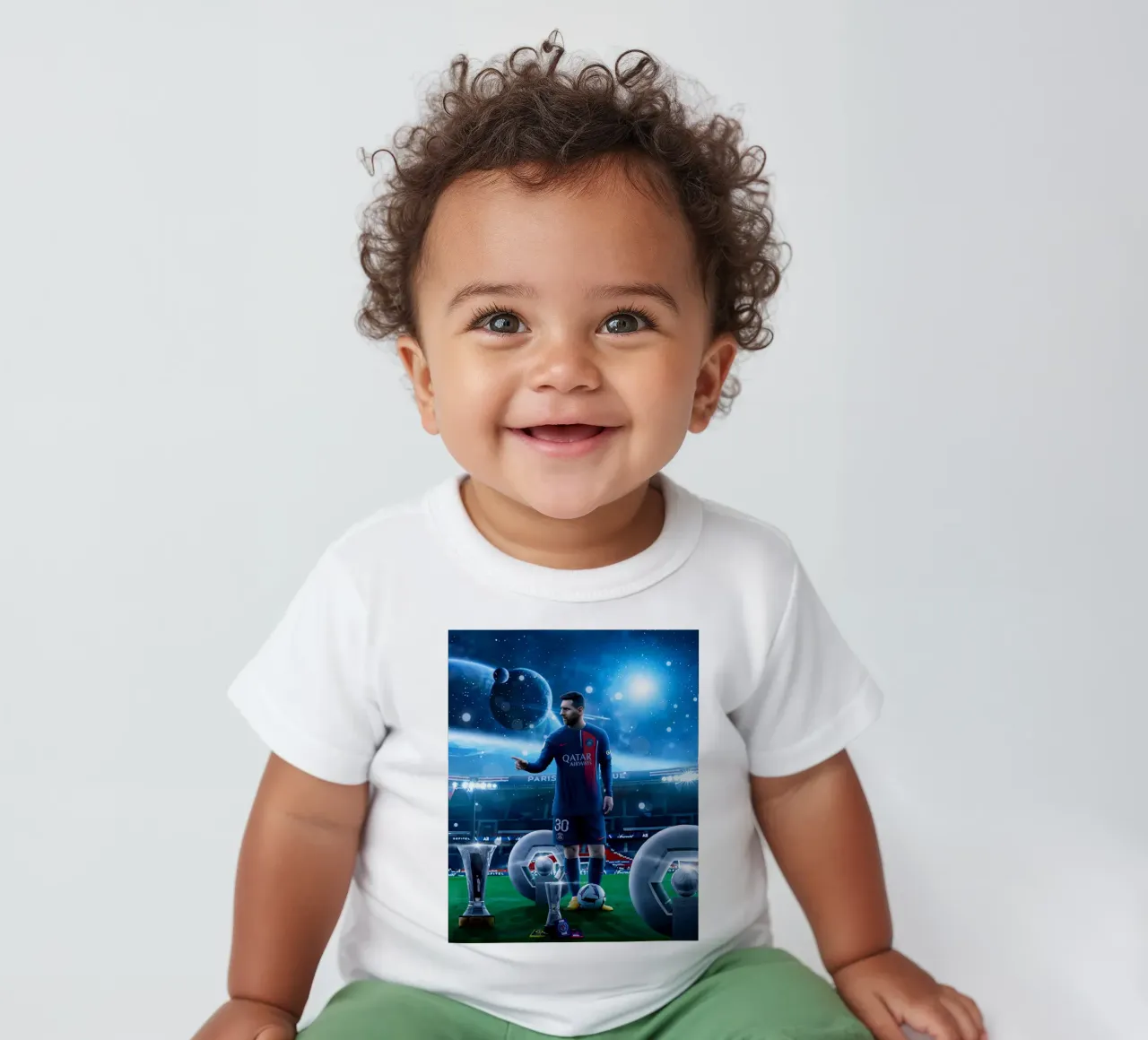 Lionel Messi maglietta neonato da Agus Creative