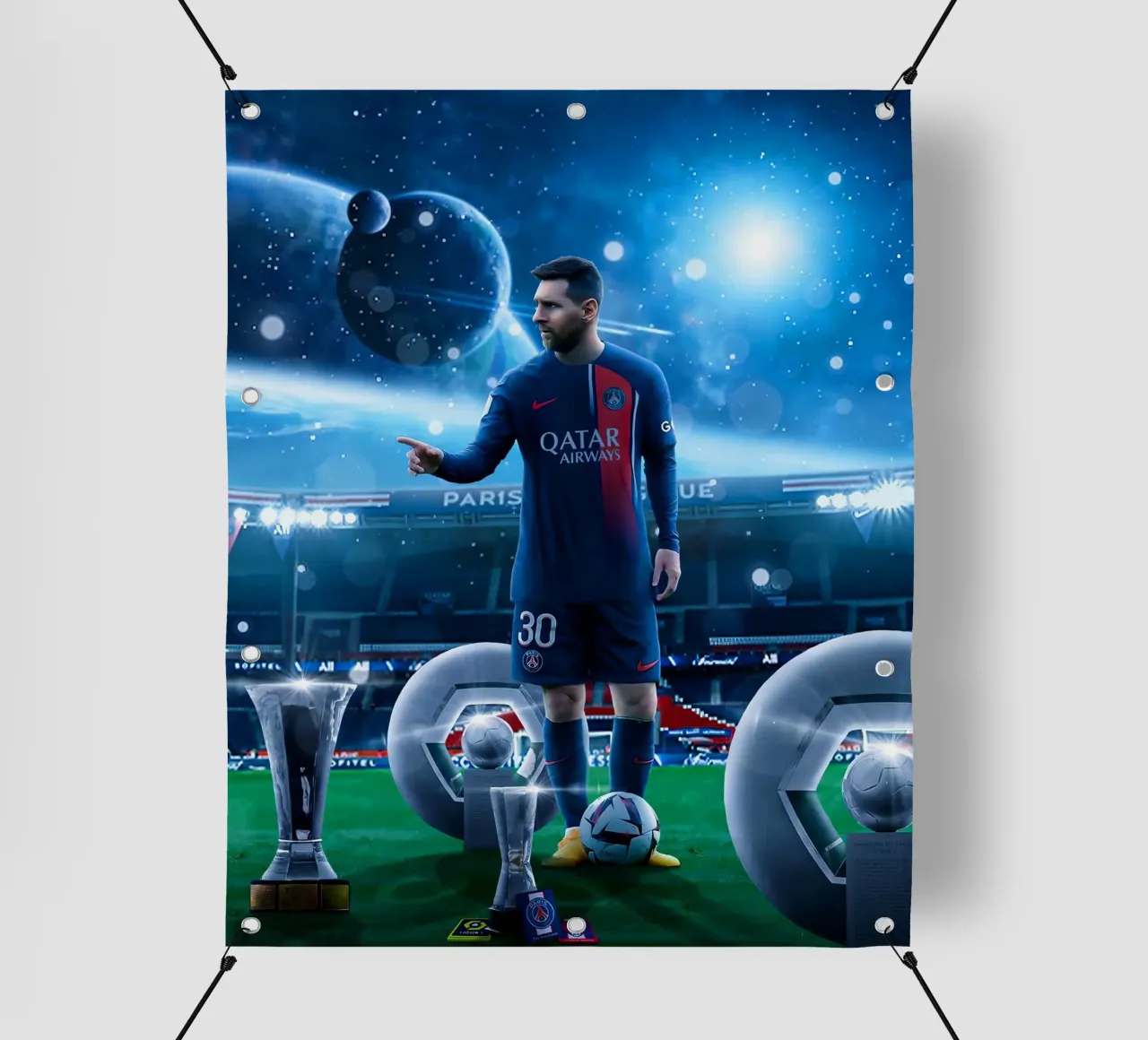 Lionel Messi telo in pvc da Agus Creative