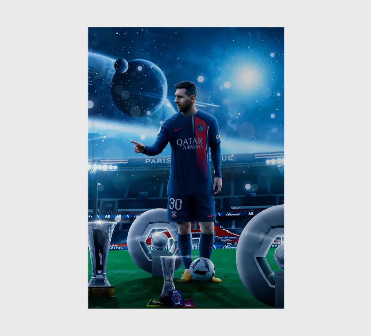 Lionel Messi notebook by Agus Creative