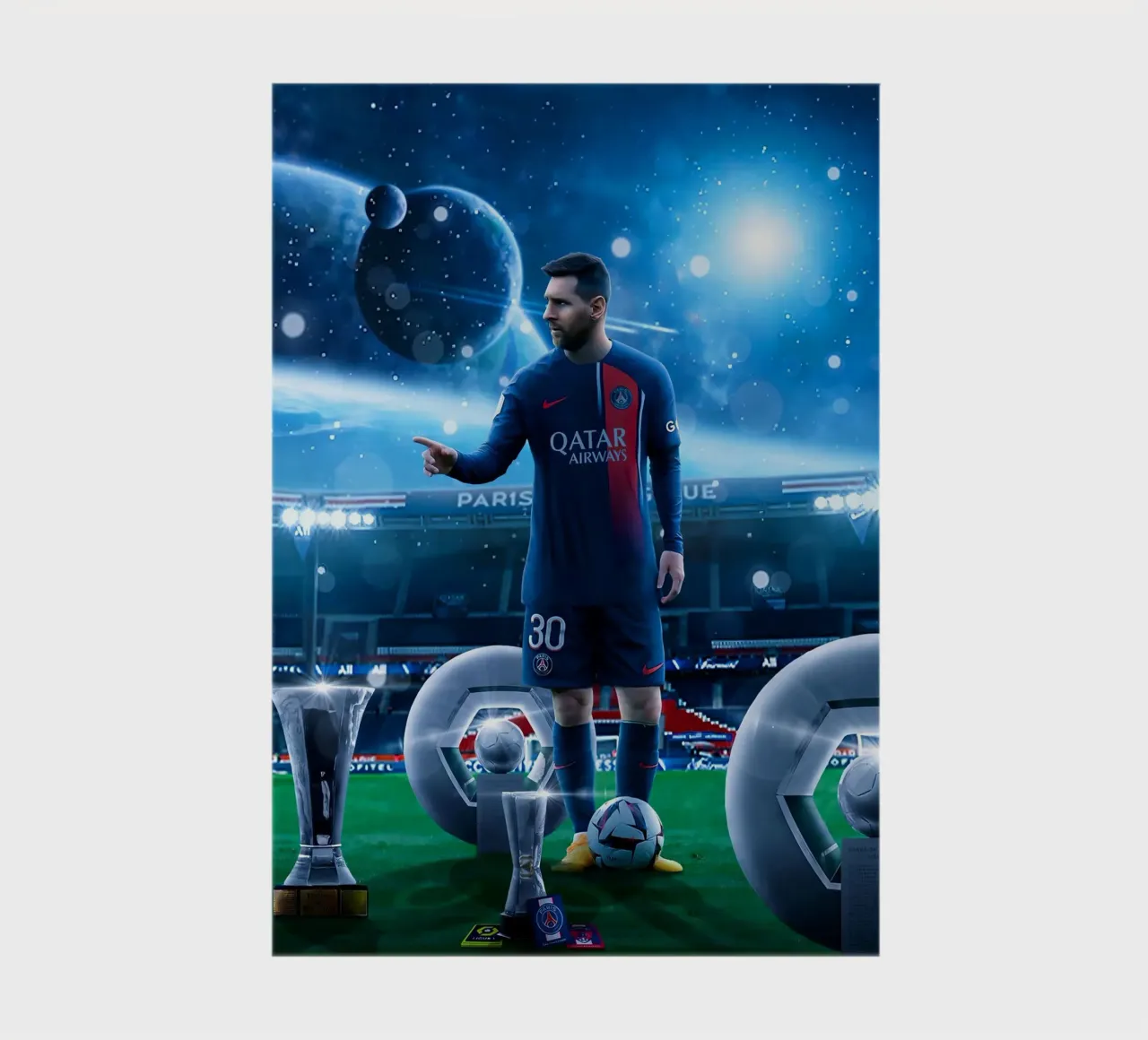 Lionel Messi notebook by Agus Creative