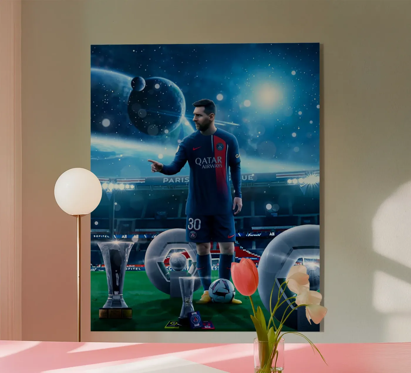 Lionel Messi plexiglass da Agus Creative