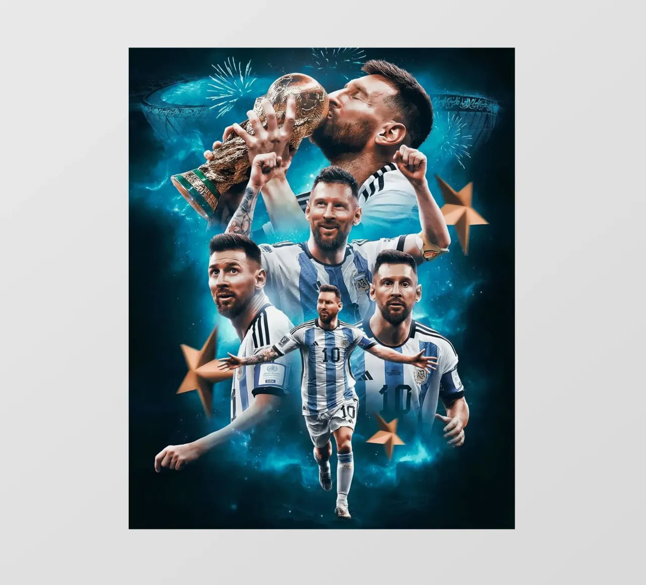 Lionel Messi pellicola backlit da Agus Creative