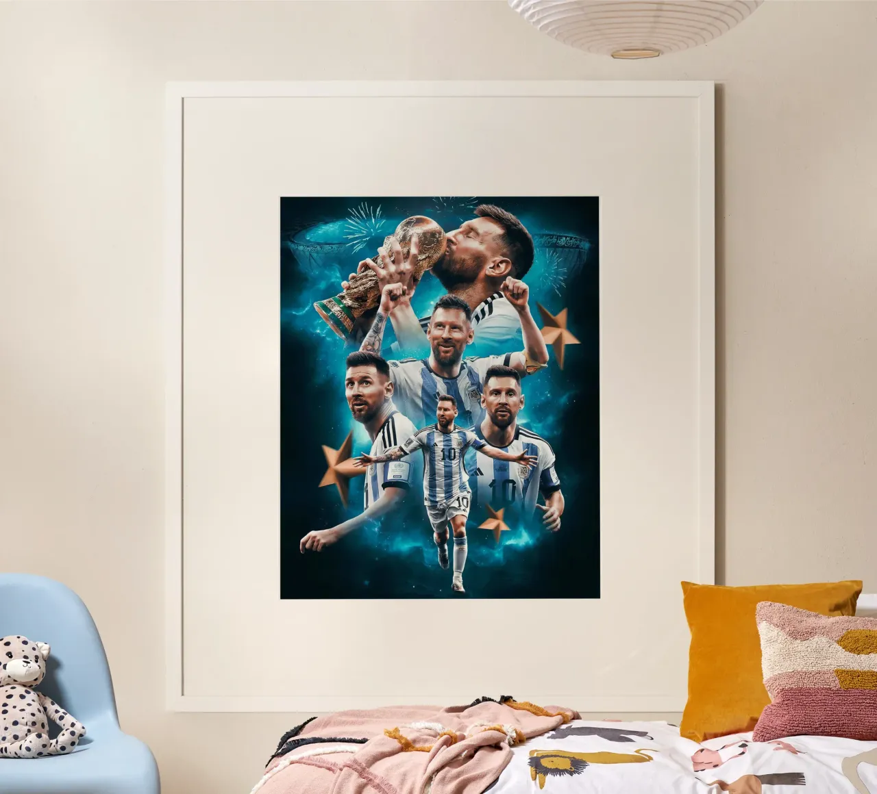 Lionel Messi carta hahnemühle da Agus Creative