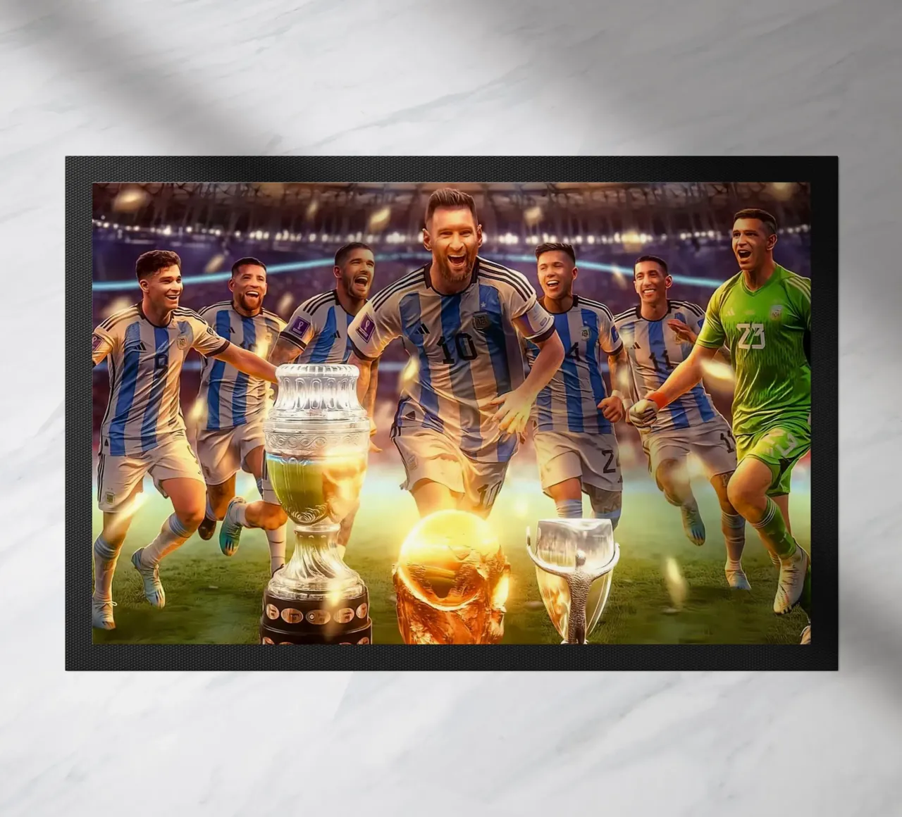 Lionel Messi zerbino da Agus Creative